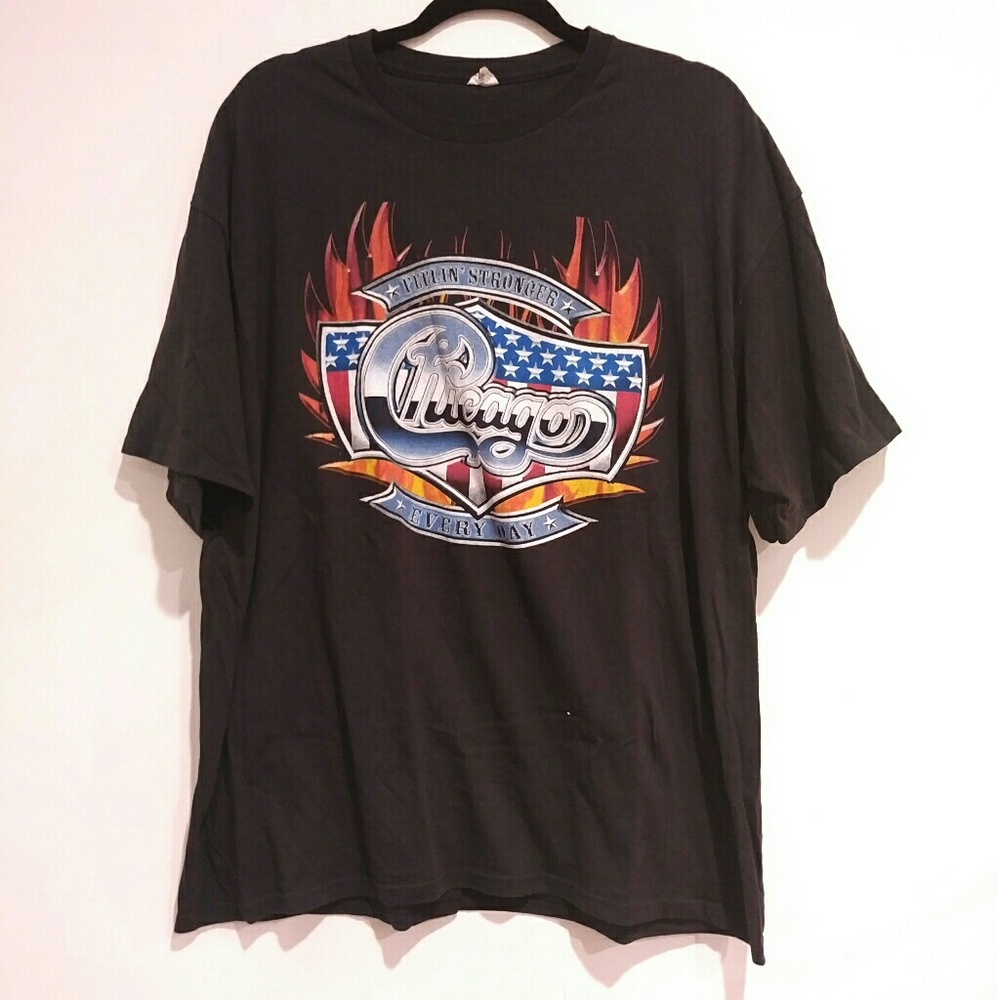 Men's Chicago band concert T-shirt black xxl